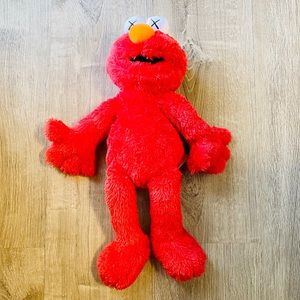 Uniqlo Kaws Sesame Street Elmo stuffed toy